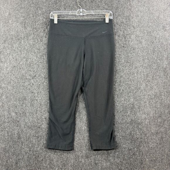 Nike Leggings Lot of 3 Women's Small Black Cropped Full Length Dri-Fit Running - Picture 2 of 12